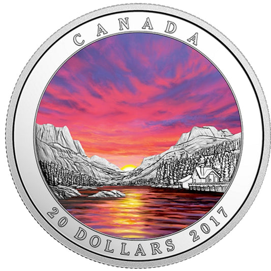 2017 Canada $20 Weather Phenomenon - Fiery Sky Fine Silver (No Tax)