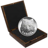 2017 Canada $250 In The Eyes of the Timber Wolf Kilo Silver (No Tax) scratched capsule