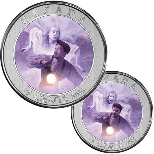 2016 Canada 25-cent Haunted Canada: Bell Island Coin