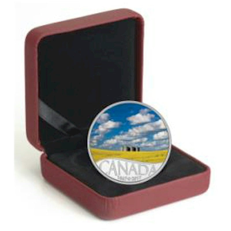 2017 $10 Celebrating Canada's 150th - Canola Field Fine Silver (No Tax)