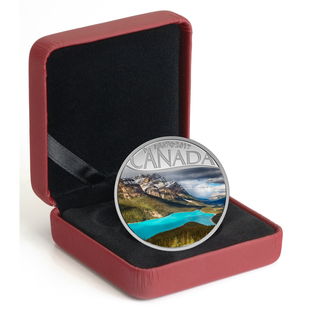 2017 $10 Celebrating Canada's 150th - Peyto Lake Fine Silver (No Tax)