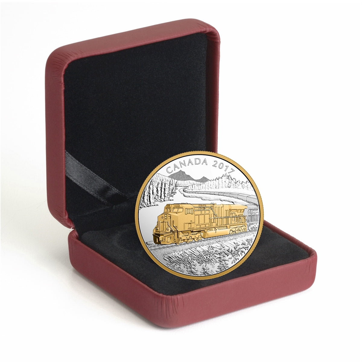 2017 $20 Locomotives Across Canada - GE ES44AC Fine Silver (No Tax)