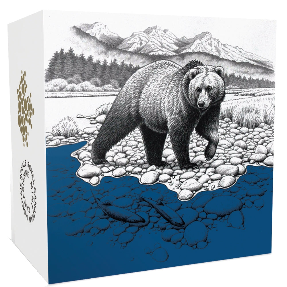2017 $20 Iconic Canada - The Grizzly Bear Fine Silver (No Tax)