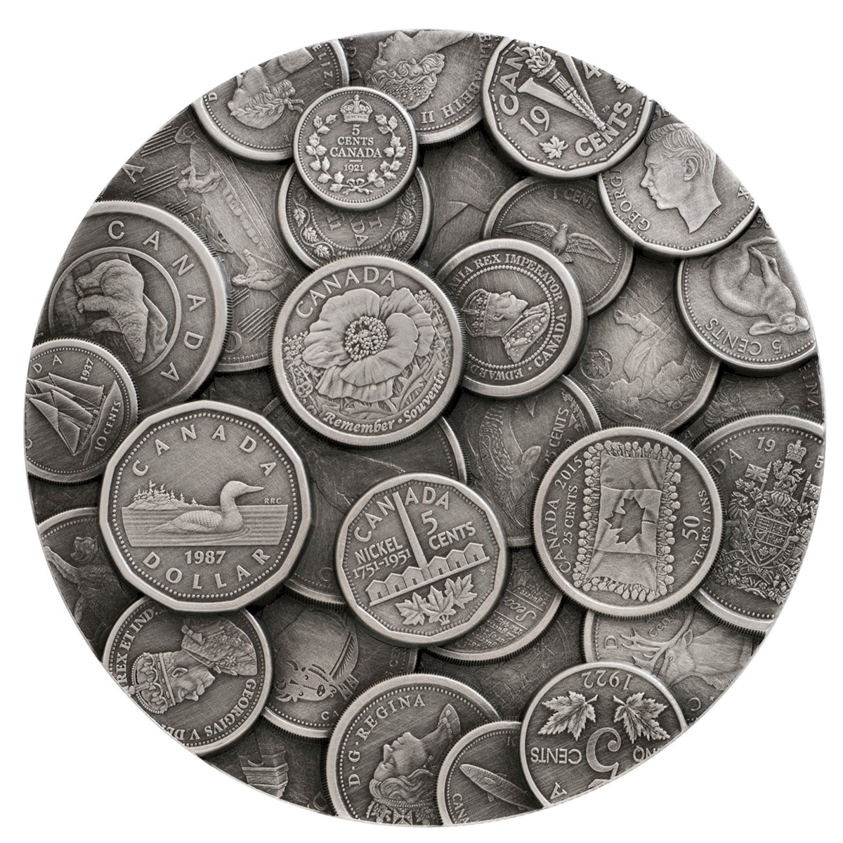 2017 $250 The Canadian Coin Collection Kilo Fine Silver (No Tax)