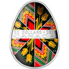 2017 Canada $20 Traditional Pysanka (Egg) Fine Silver (No Tax)