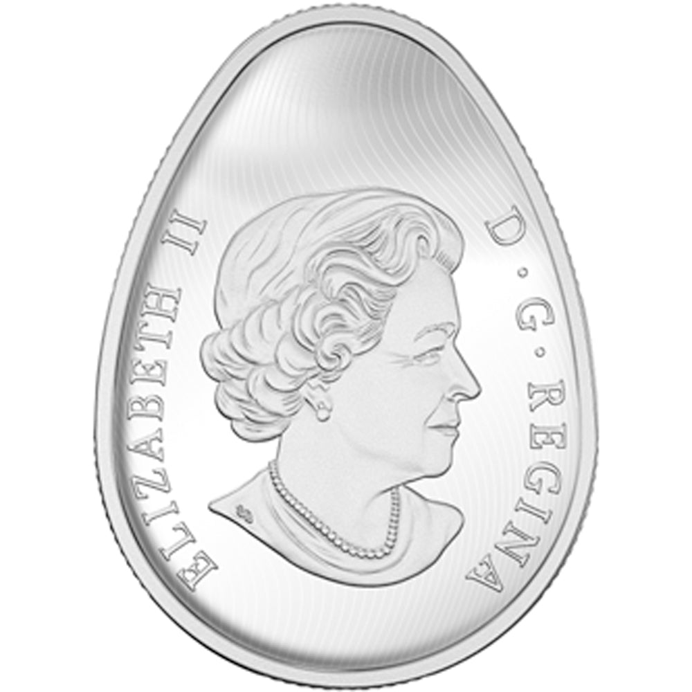 2017 Canada $20 Traditional Pysanka (Egg) Fine Silver (No Tax)
