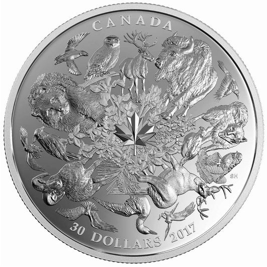 2017 $30 Flora and Fauna of Canada Fine Silver Coin (No Tax)