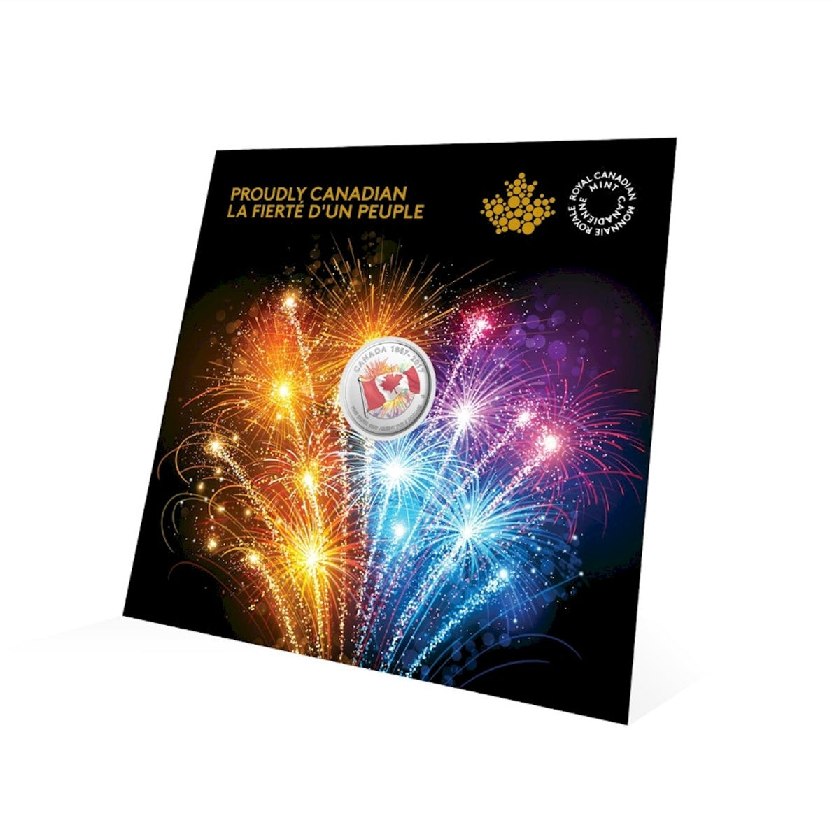 2017 Canada $5 Proudly Canadian Glow-in-the-Dark Fine Silver (No Tax)