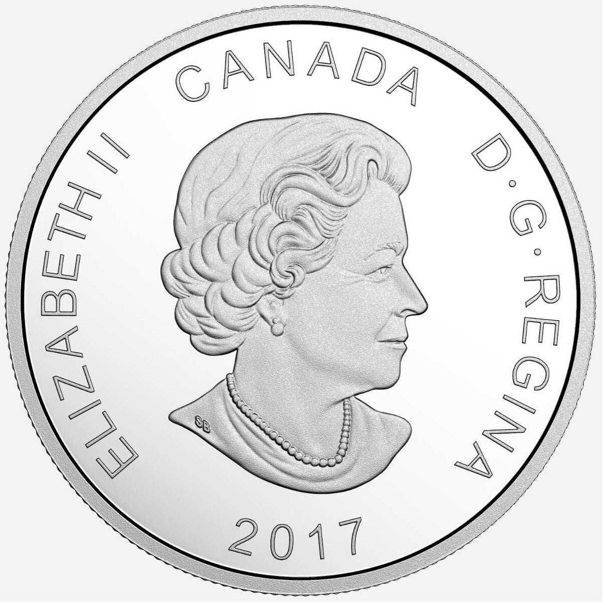 2017 Canada $20 Glistening North - The Arctic Wolf Fine Silver (No Tax)