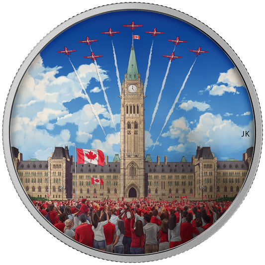 2017 $30 Celebrating Canada Day Fine Silver Coin (No Tax)