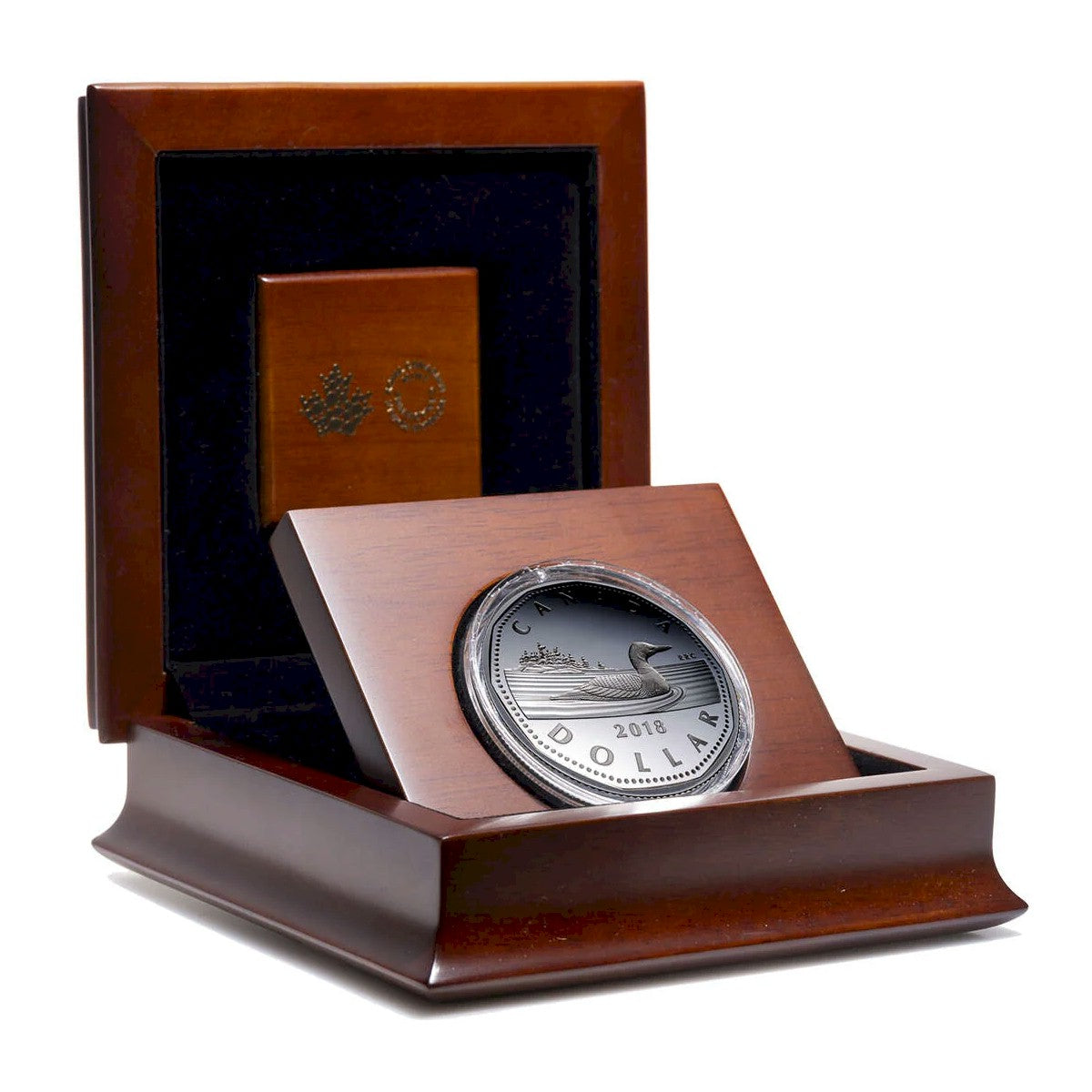 2018 Canada $1 R&D Lab: Double Concave Loon 10oz. Fine Silver (No Tax)