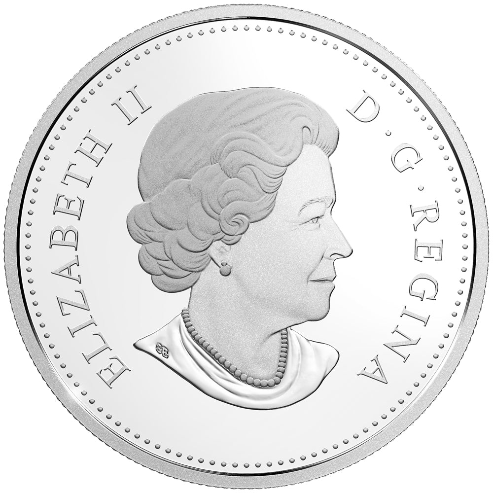 2017 Canada Red Enameled SE Proof Silver Dollar Our Home & Native Land (No Tax)