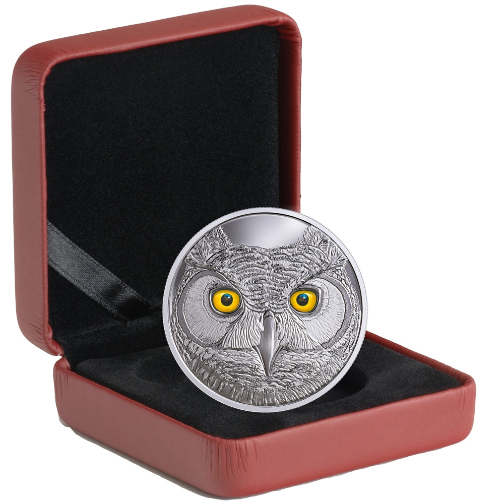 2017 Canada $15 In The Eyes of the Great Horned Owl Fine Silver (No Tax)