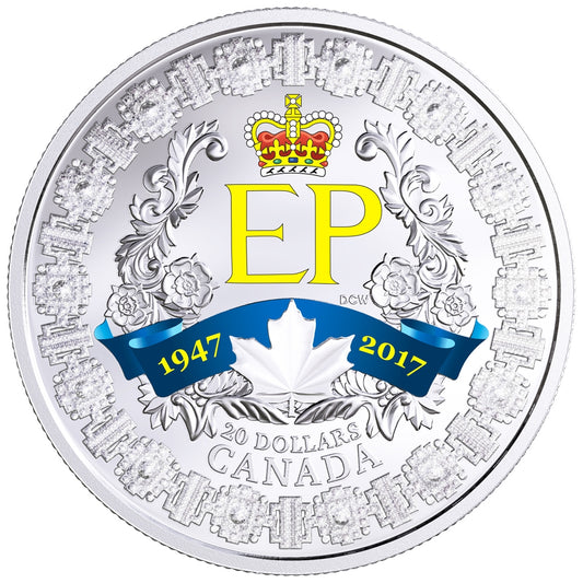 2017 Canada $20 A Platinum Celebration Fine Silver (No Tax)