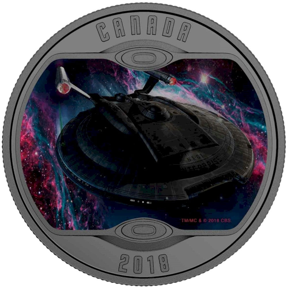 2018 Canada $10 Star Trek: Enterprise NX-01 Silver Coin (TAX Exempt)