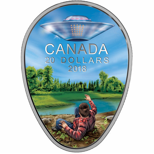 2018 $20 Canada's Unexplained Phenomena - The Falcon Lake Incident Fine Silver (No Tax)