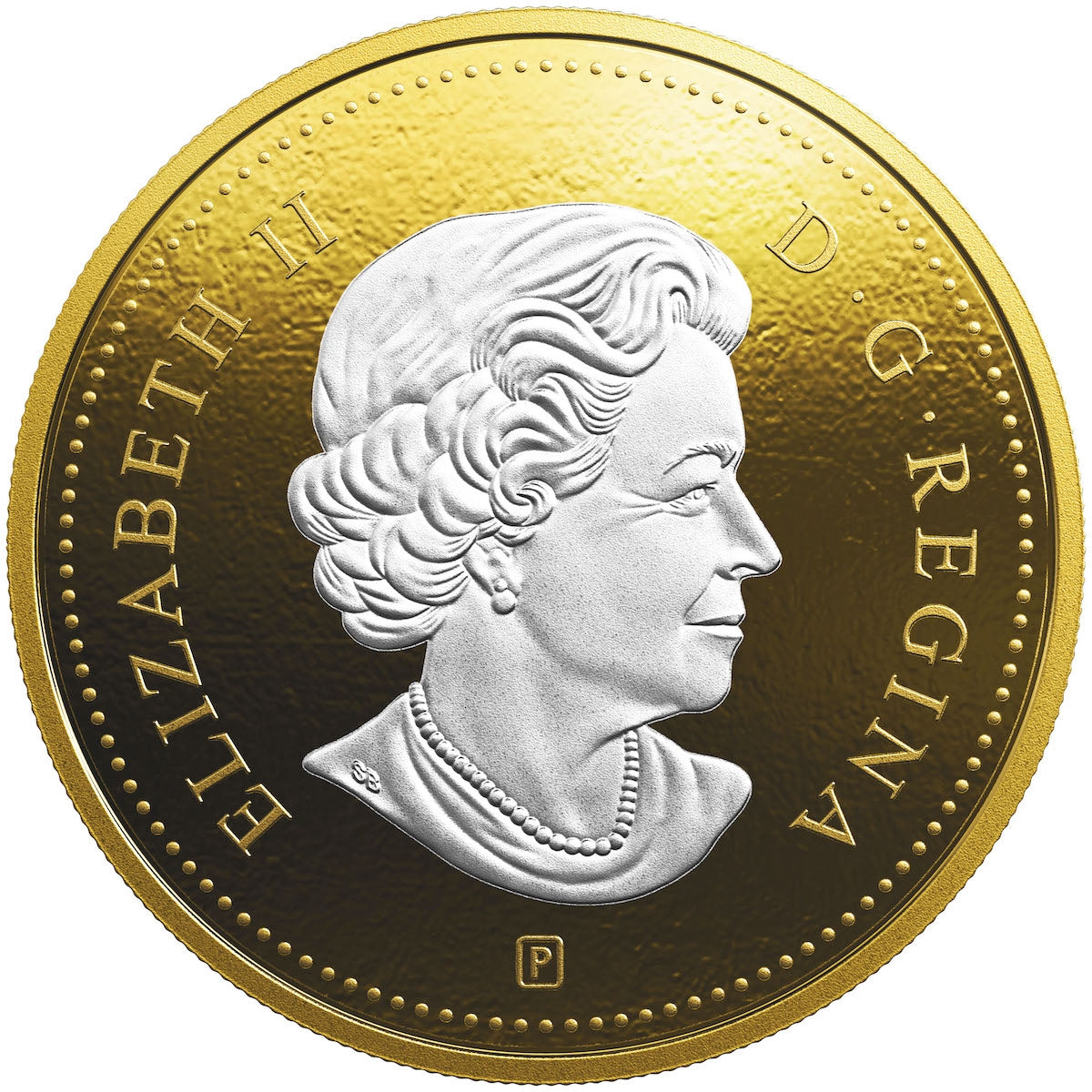 2019 Canada Big Coin 5oz. Reverse-Gold Plated Silver 7-coin Set (No Tax)