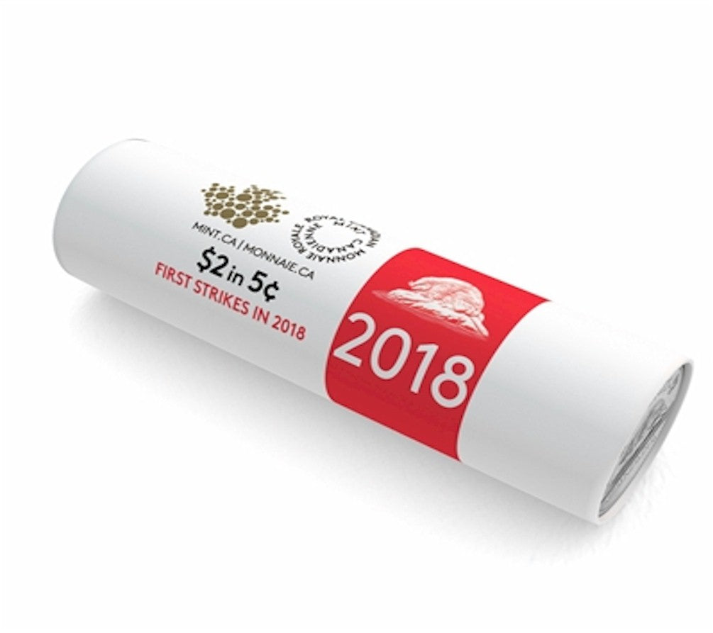 RDC 2018 Canada First Strikes Special Wrap Coin Roll Collection (Missing cuffed outer cardboard)