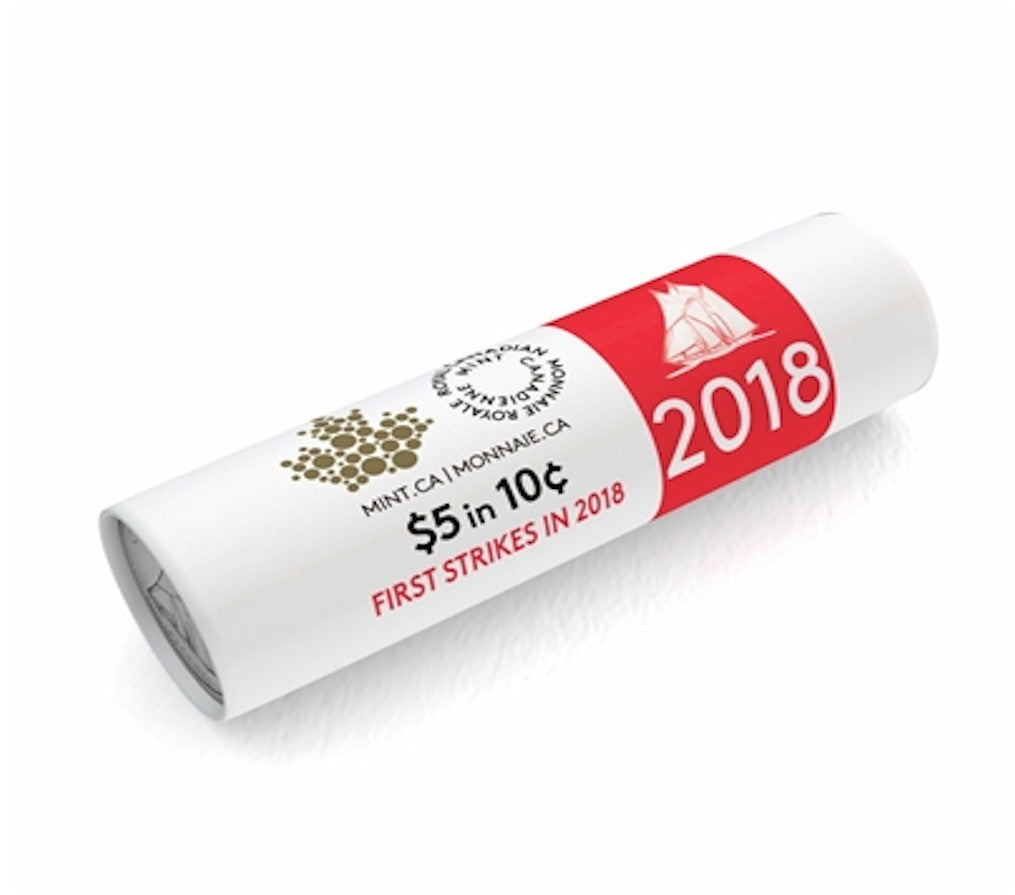 RDC 2018 Canada First Strikes Special Wrap Coin Roll Collection (Missing cuffed outer cardboard)