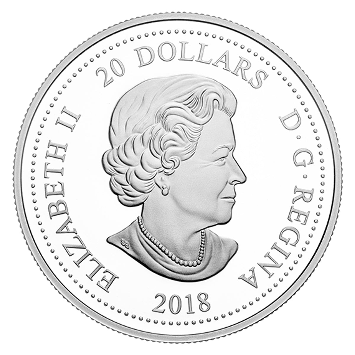 2018 Canada $20 The Royal Wedding of Prince Harry & Meghan Markle Fine Silver