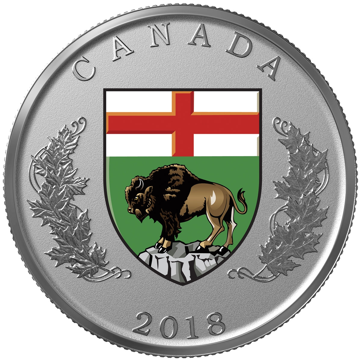 2018 Heraldic Emblems of Canada Fine Silver 14-coin Set (No Tax)