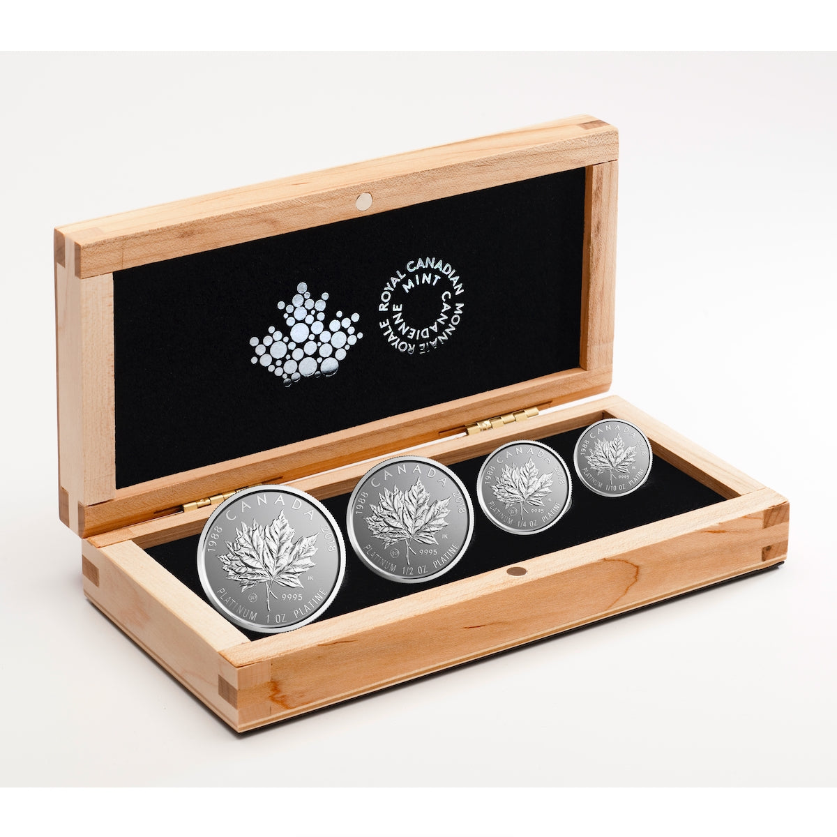 2018 Canada 30th Anniv. of the Platinum Maple Leaf Platinum Fractional Set (No Tax)
