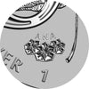 2018 Canada $5 Silver Maple Leaf with ANA Privy - Pennsylvania Mountain Laurel (No Tax)