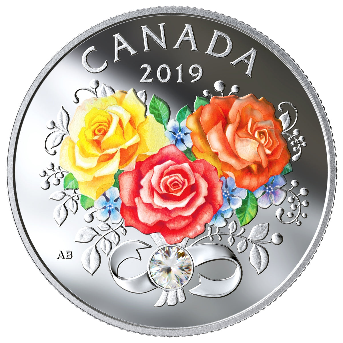 2019 Canada $3 Celebration of Love Fine Silver