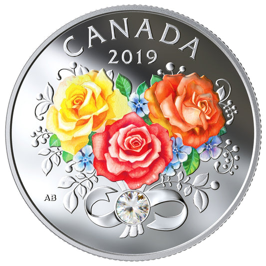 2019 Canada $3 Celebration of Love Fine Silver