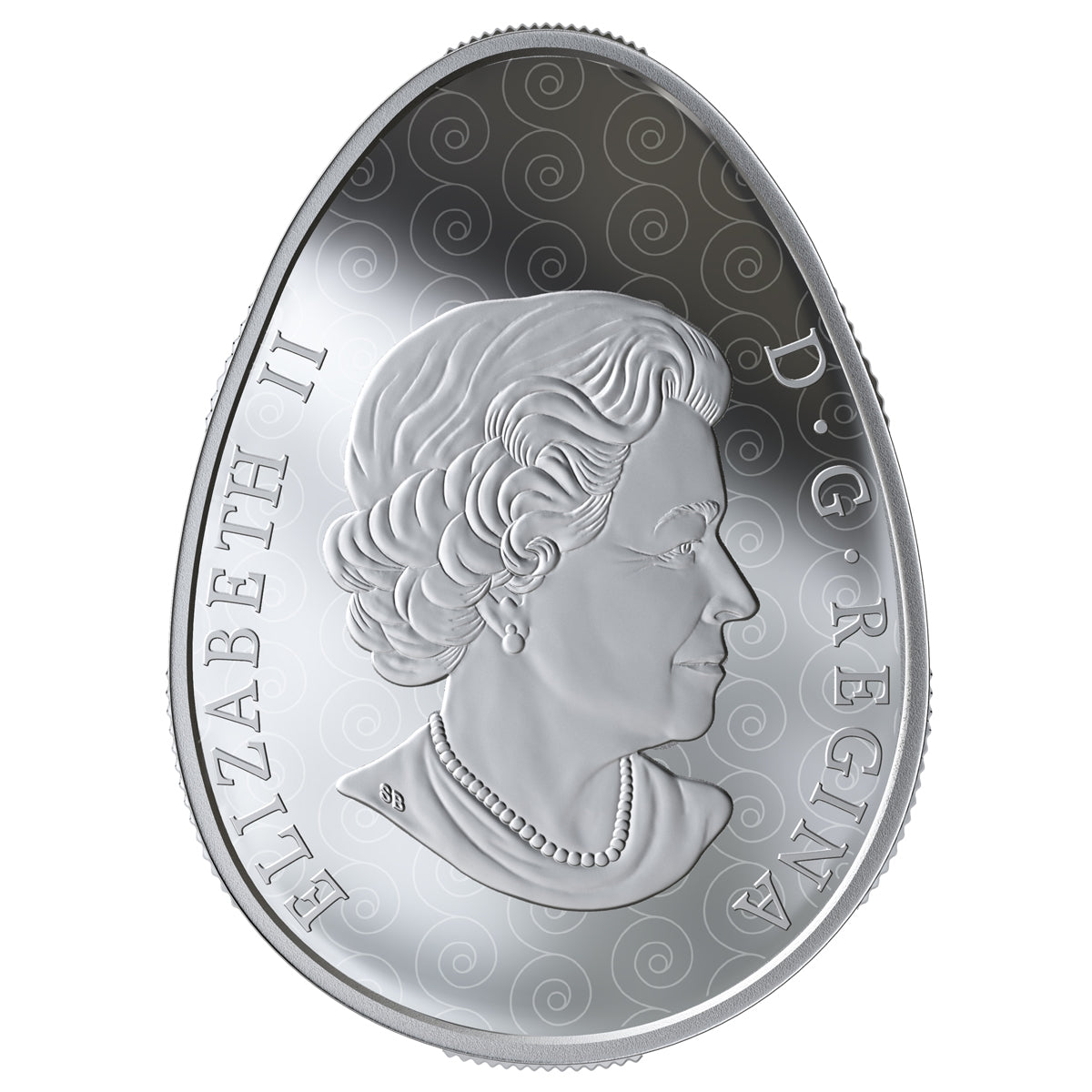 2019 Canada $20 Vegreville Pysanka (Egg Shaped) Fine Silver (No Tax)