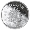 2019 Barbados $1 The Bat Signal Fine Silver (Tax Exempt)