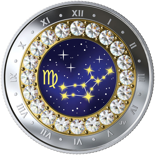 2019 Canada $5 Zodiac Series: Virgo Fine Silver