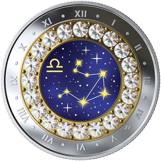 2019 Canada $5 Zodiac Series: Libra Fine Silver Coin