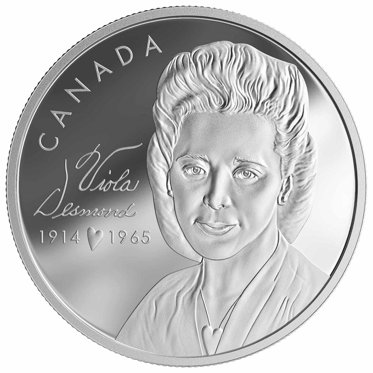 RDC 2019 Canada $20 Viola Desmond Fine Silver & Banknote Set (No Tax) Impaired