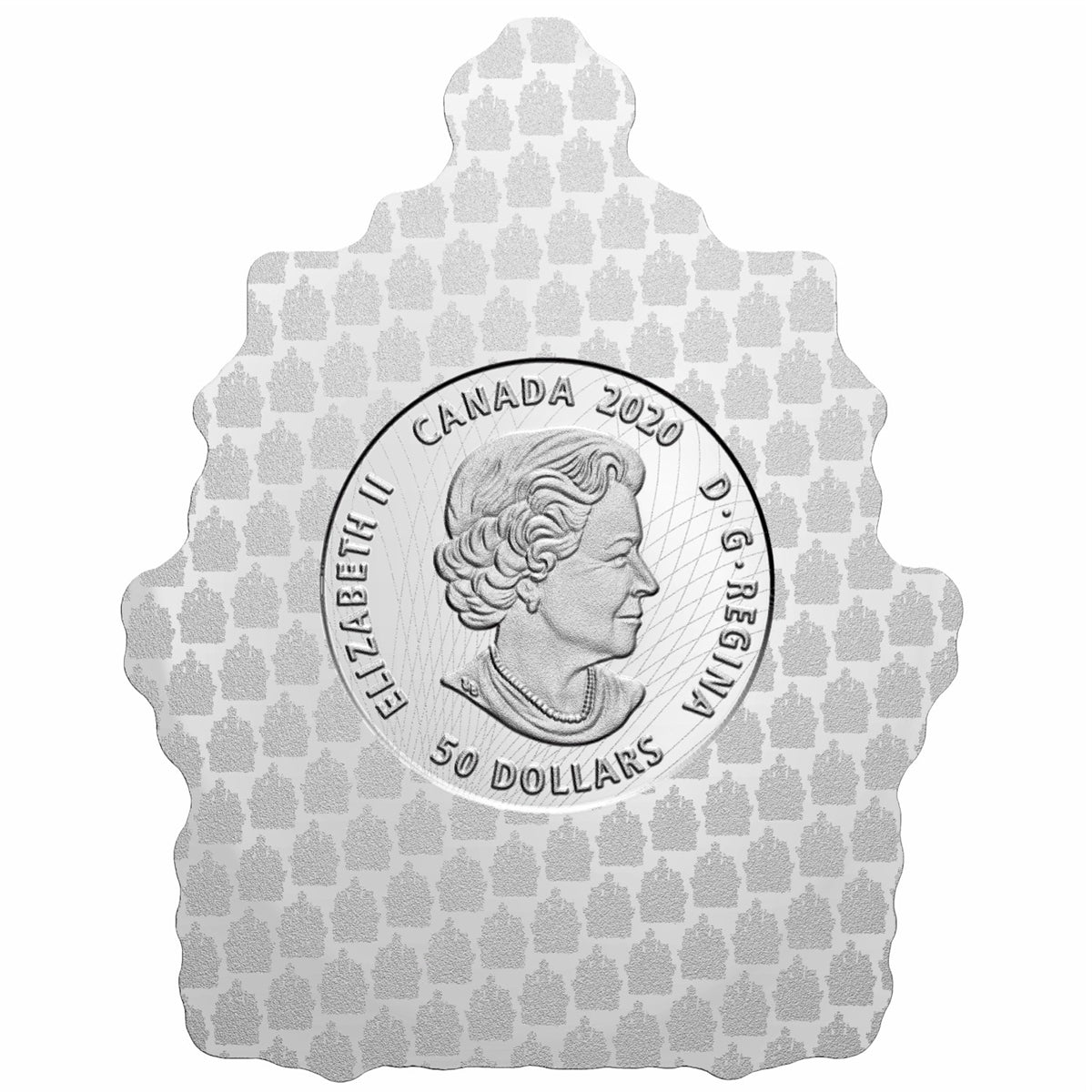 2020 Canada $50 Real Shapes: The Coat of Arms Fine Silver (No Tax)
