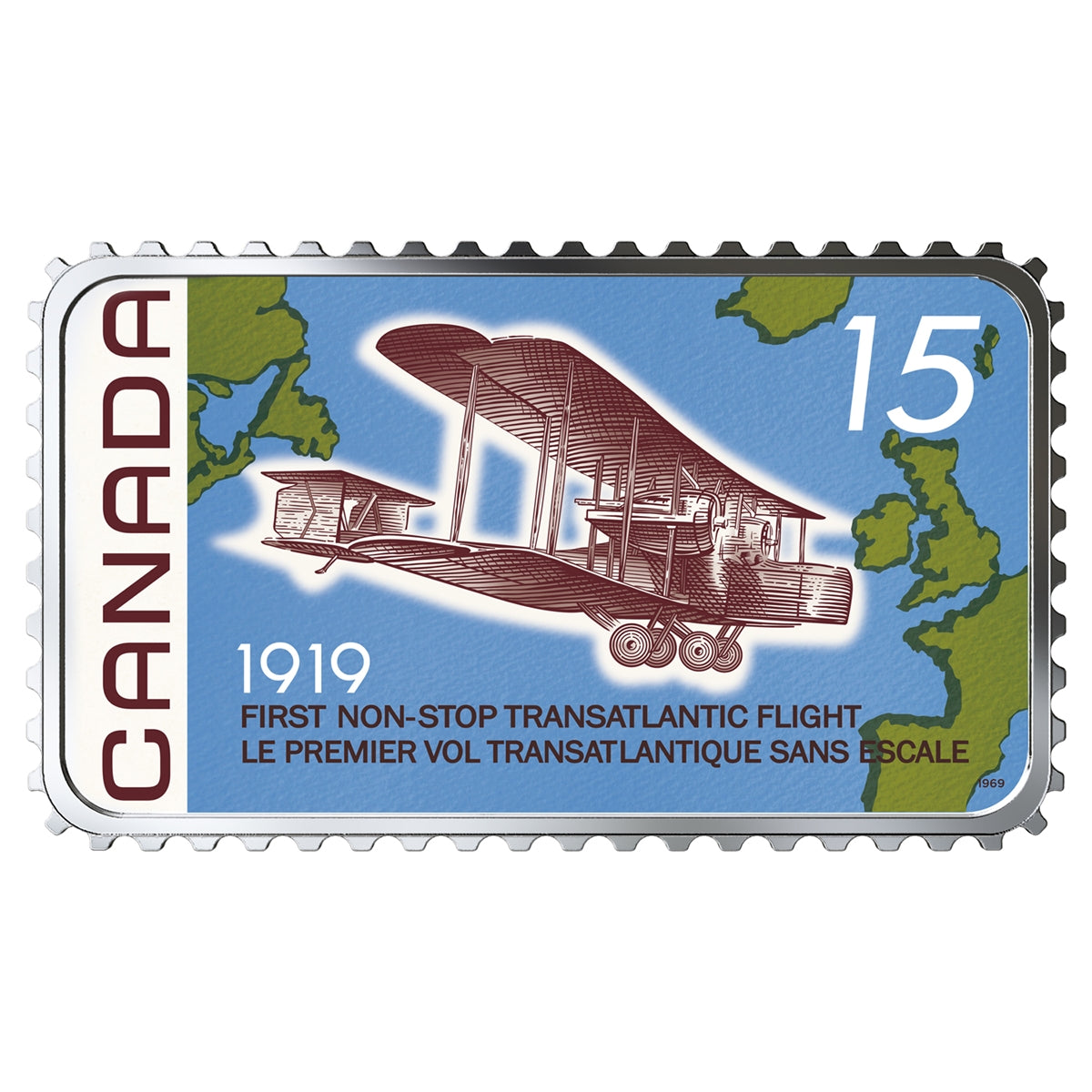2019 Canada $20 100th Anniversary of the First Non-Stop Transatlantic Flight (No Tax)