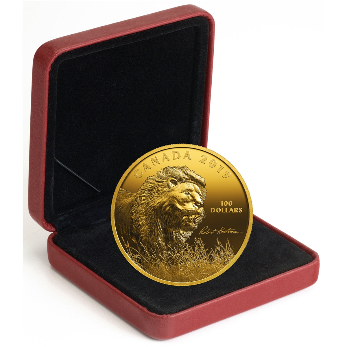 2019 Canada $100 Into the Light - Lion Fine Silver (No Tax)