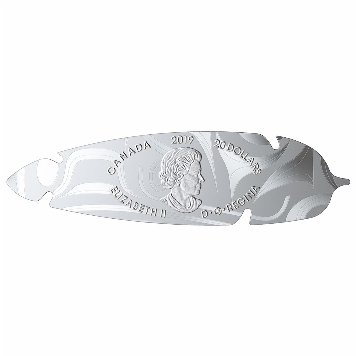 2019 Canada $20 The Eagle Feather Fine Silver (No Tax)