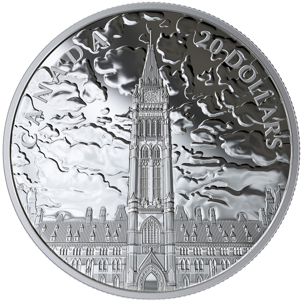 2019 Canada $20 Lights of Parliament Hill Fine Silver (No Tax)