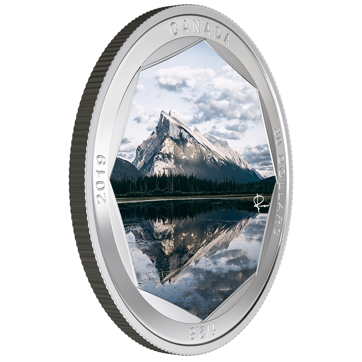 2019 Canada $30 Peter McKinnon Photo Series - Mount Rundle Fine Silver (No Tax)