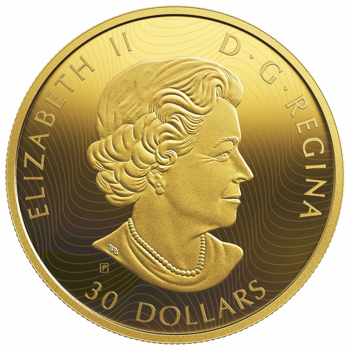 2019 Canada $30 Golden Reflections - Predator & Prey Wolves & Elk (No Tax)