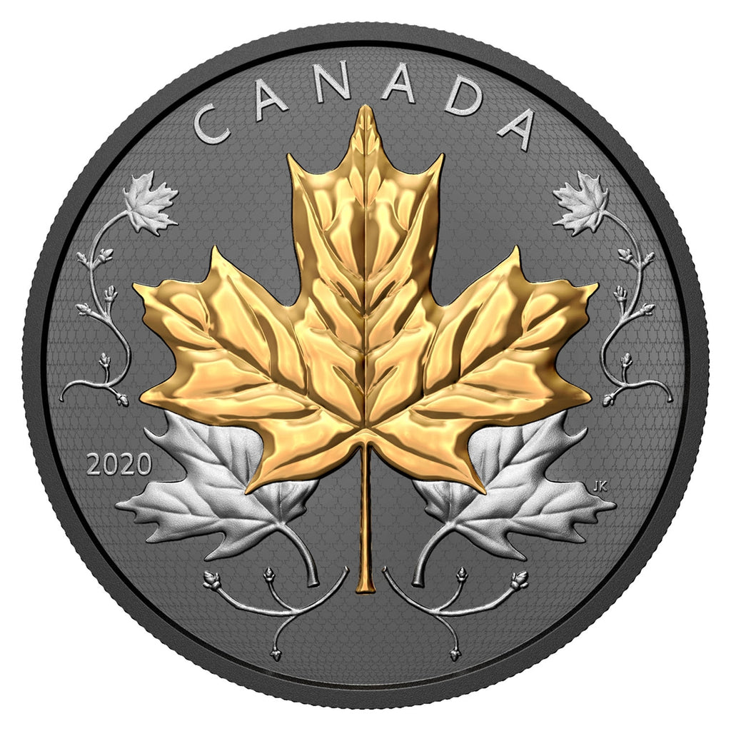 2020 Canada $50 Maple Leaves in Motion Fine Silver Coin (No Tax)