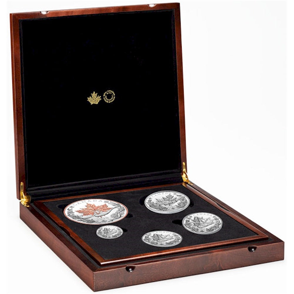2020 The Canadian Maple Masters Collection Fine Silver 5-coin Set (TAX Exempt)