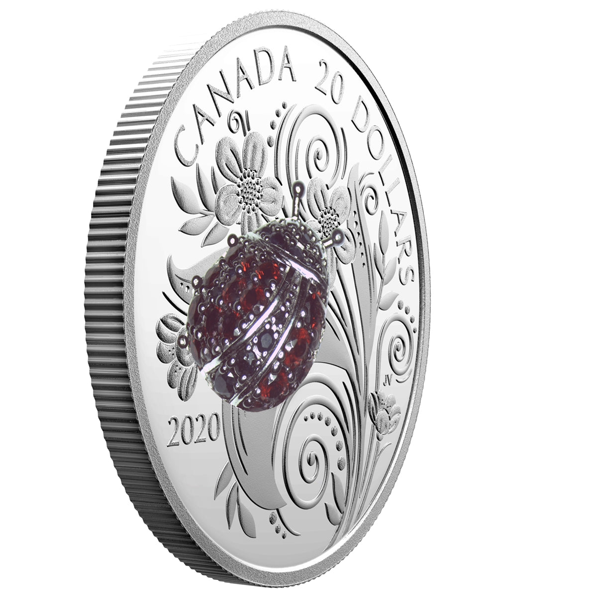 2020 Canada $20 Bejeweled Bugs - Ladybug Fine Silver