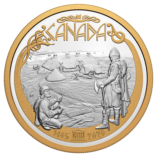 2020 Canada $125 75th Anniversary of UNESCO Fine Silver (No Tax) toning spot