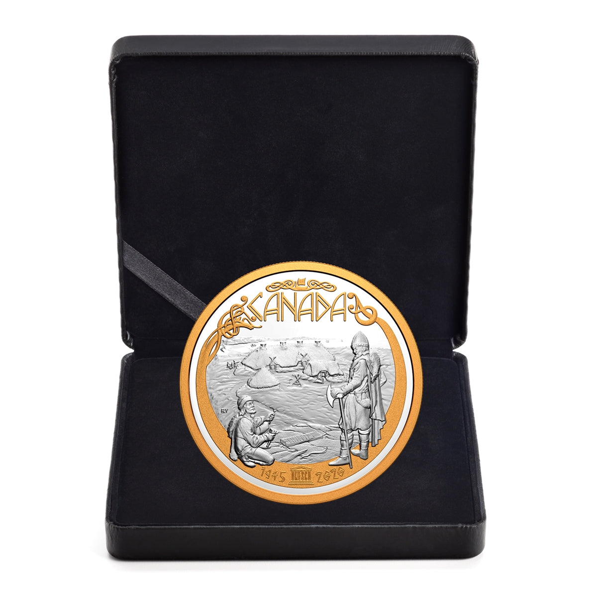 2020 Canada $125 75th Anniversary of UNESCO Fine Silver (No Tax) toning spot