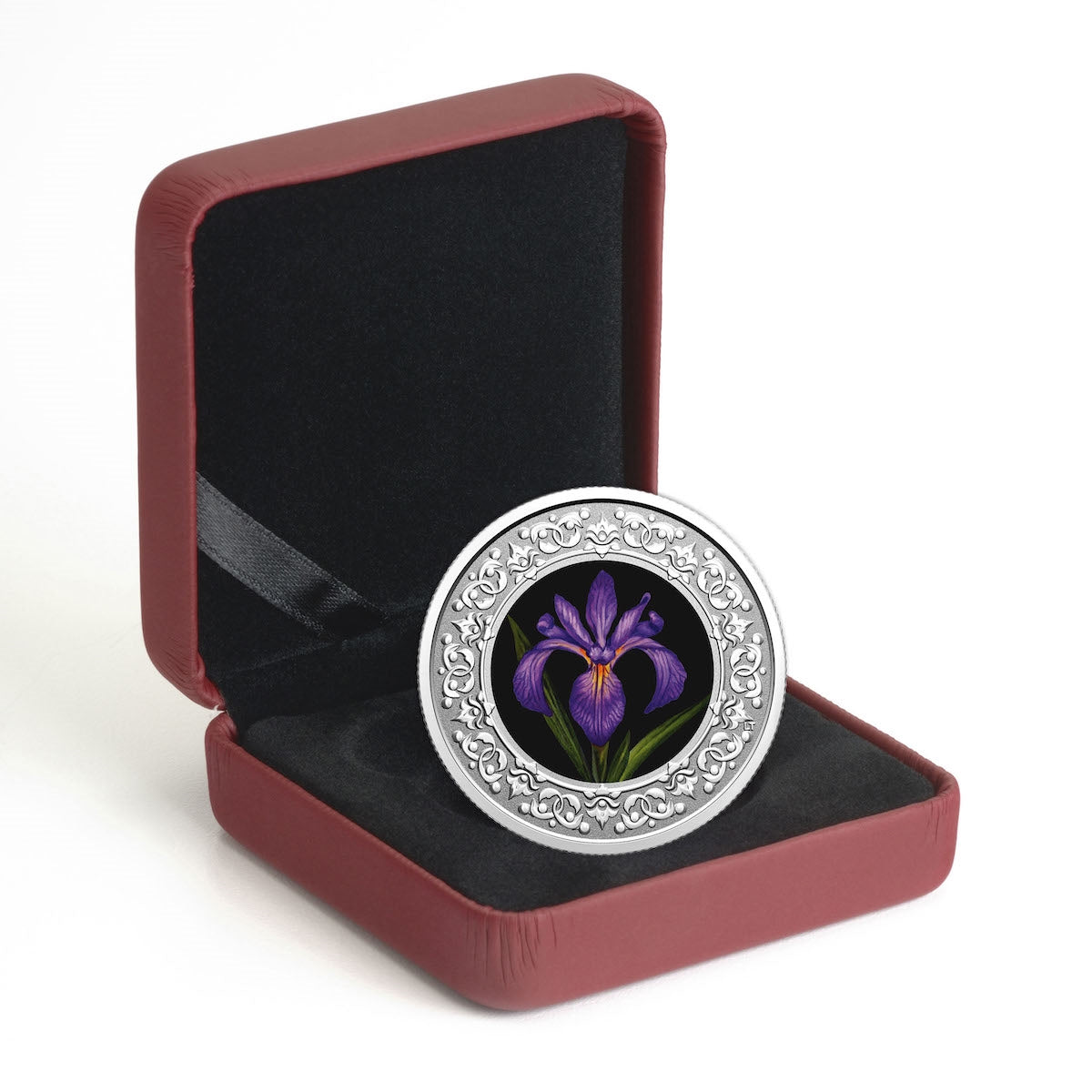 2020 $3 Floral Emblems of Canada - Quebec Blue Flag Iris Fine Silver (No Tax)