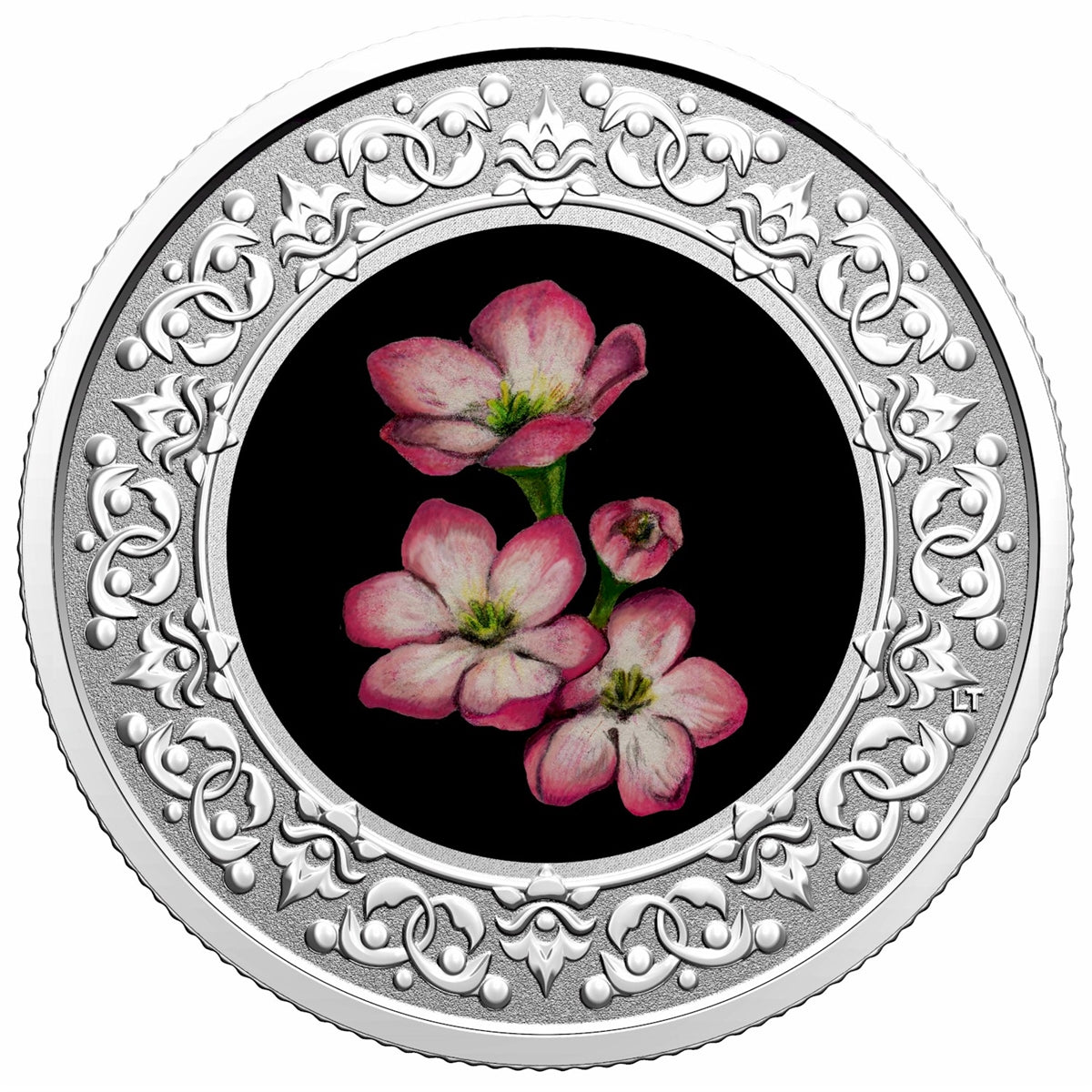 2020 $3 Floral Emblems of Canada - Nova Scotia Mayflower Silver (No Tax)