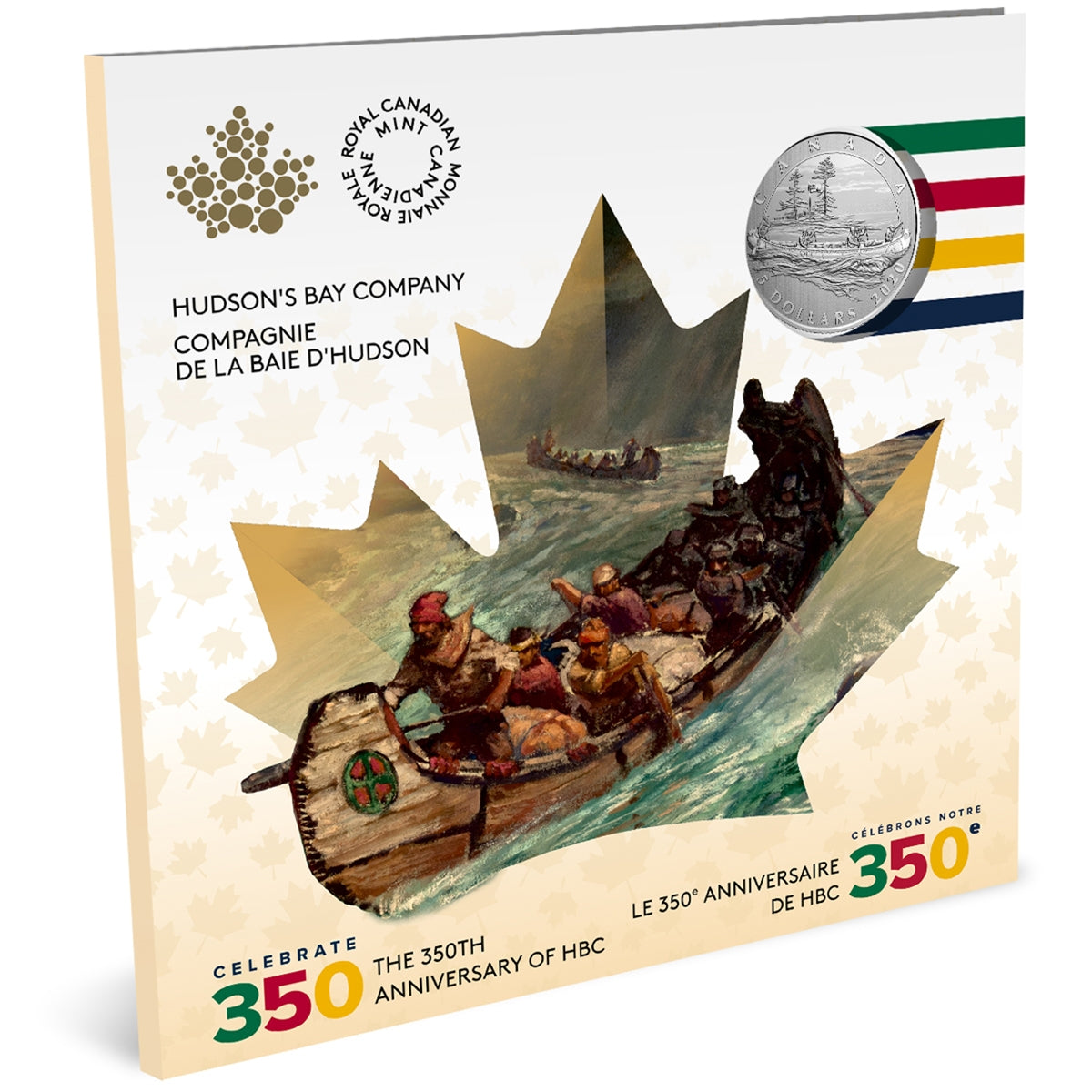2020 Canada $5 Moments to Hold - The 350th Anniversary of HBC Silver (No Tax)