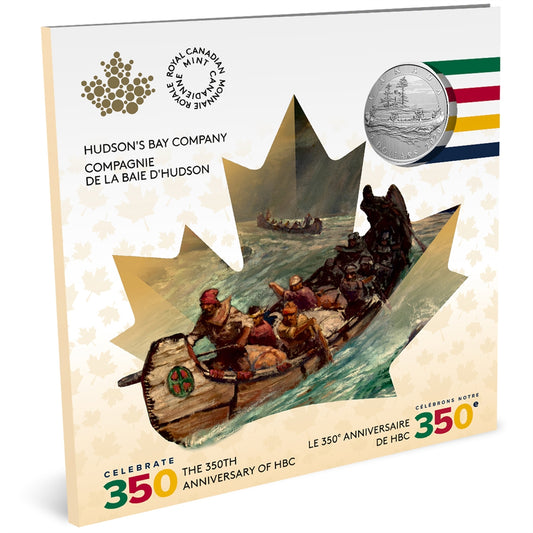 2020 Canada $5 Moments to Hold - The 350th Anniversary of HBC Silver (No Tax)